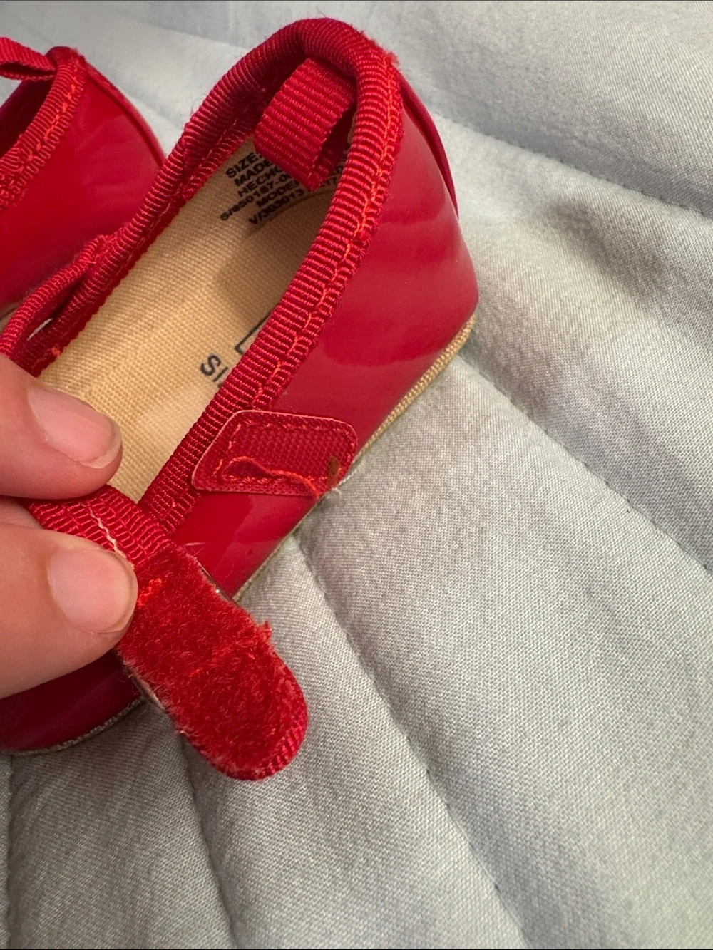 Red Patent Mary Jane Baby Shoes